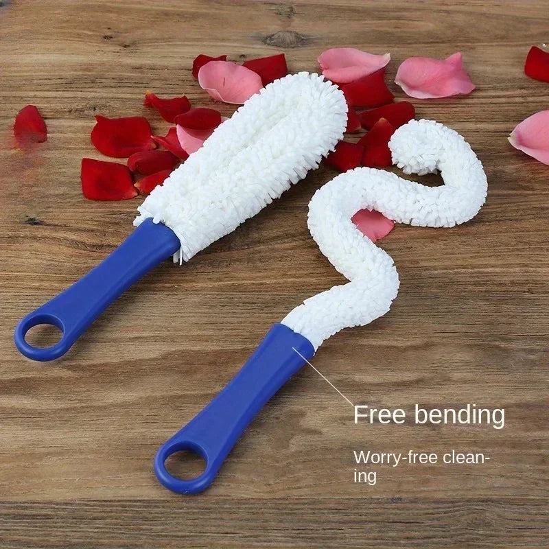 SWANS Wine Glass & Decanter Cleaning Brush – Multi-Use Glass Cleaning Brush SWANS
