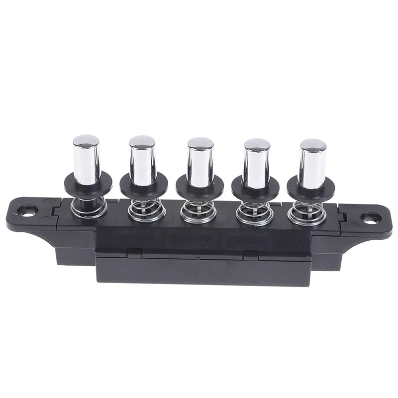 5-Position Plug-In Range Hood Button Switch – Silver Range Hood Part SWANS