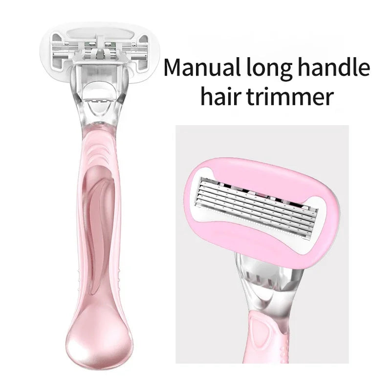 YUNCHi Women's 5-Blade Body Razor – 2 Replacement Heads Women's Body Razor SWANS