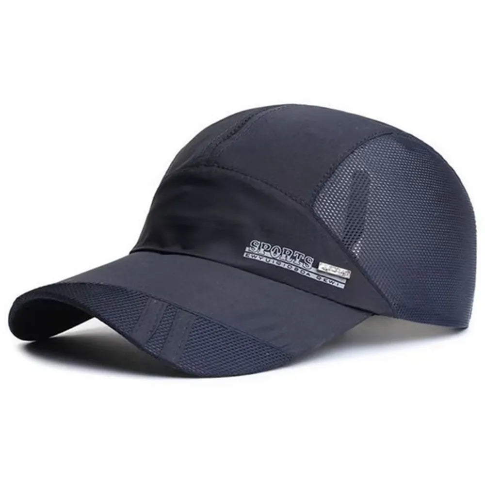 SWANS Breathable Perforated Baseball Cap – Unisex Sun Hat Baseball Cap SWANS Dark Blue