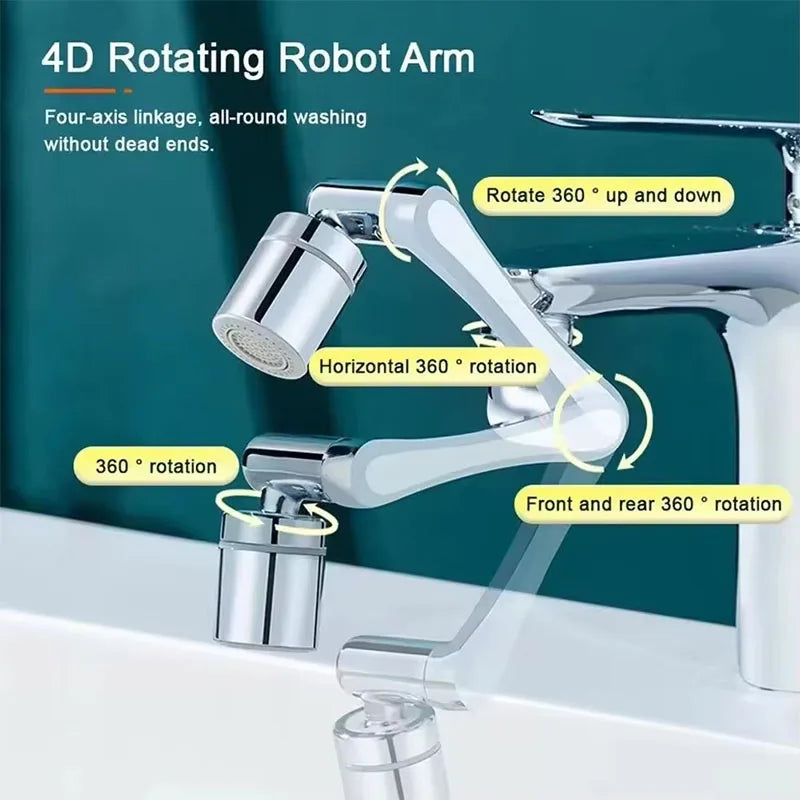 SWANS 1080° Rotating Faucet Aerator Extender & Sink Sprayer Faucet Aerator Extender SWANS