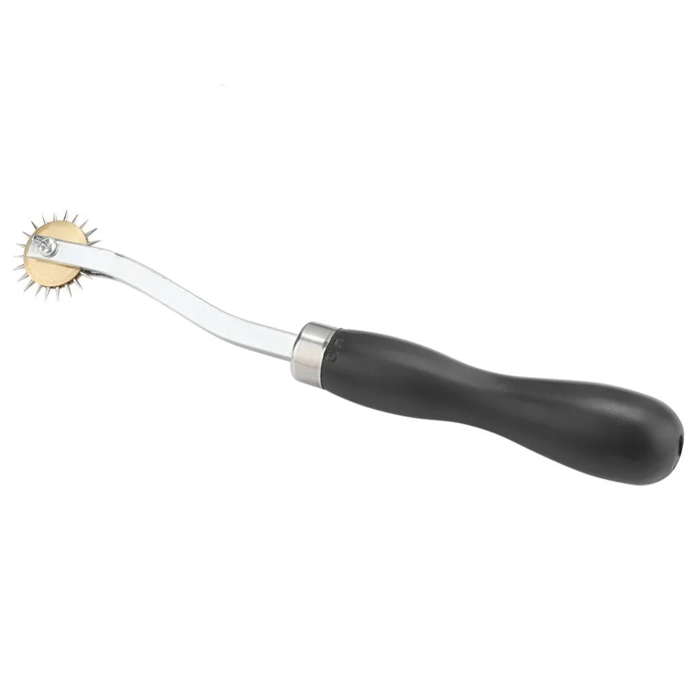 Sharp Teeth Tracing Wheel – Leather Stitch Marking Tool Leather Craft Tool SWANS Black