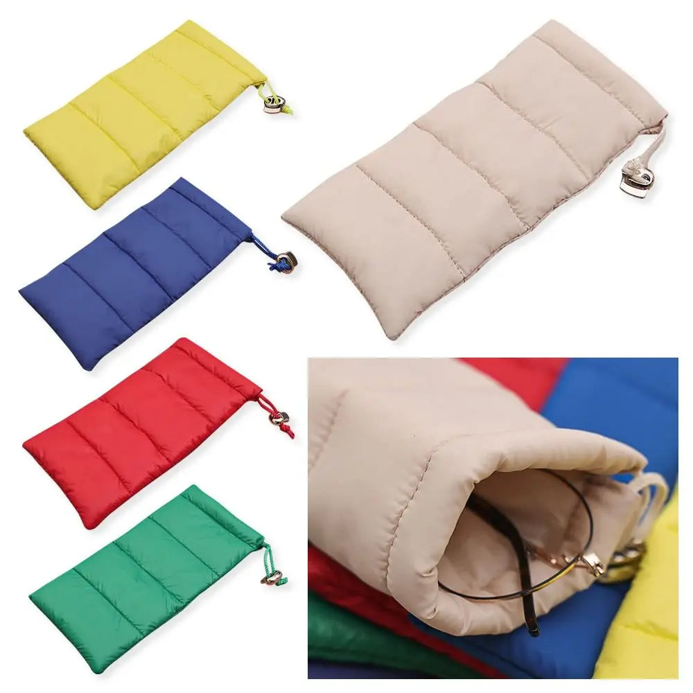 Soft Cotton Drawstring Glasses Case – Unisex Eyewear Pouch Eyewear Storage Case SWANS