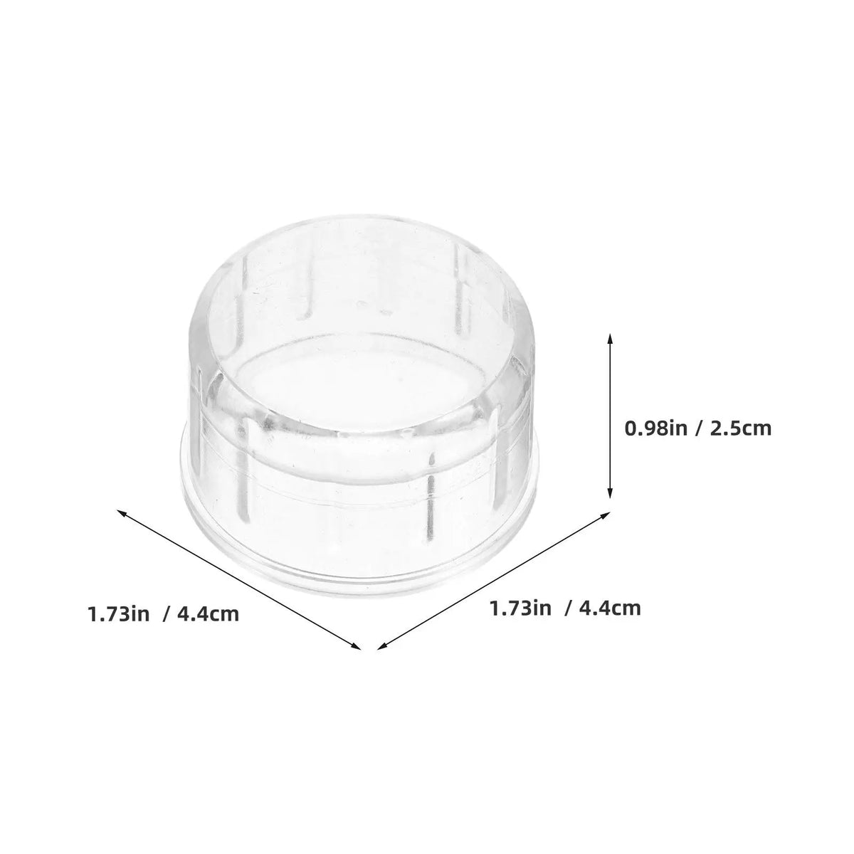 20-Pack Universal Shaker Lids – Spill-Proof PC Resin Replacement Caps Shaker Replacement Lids SWANS