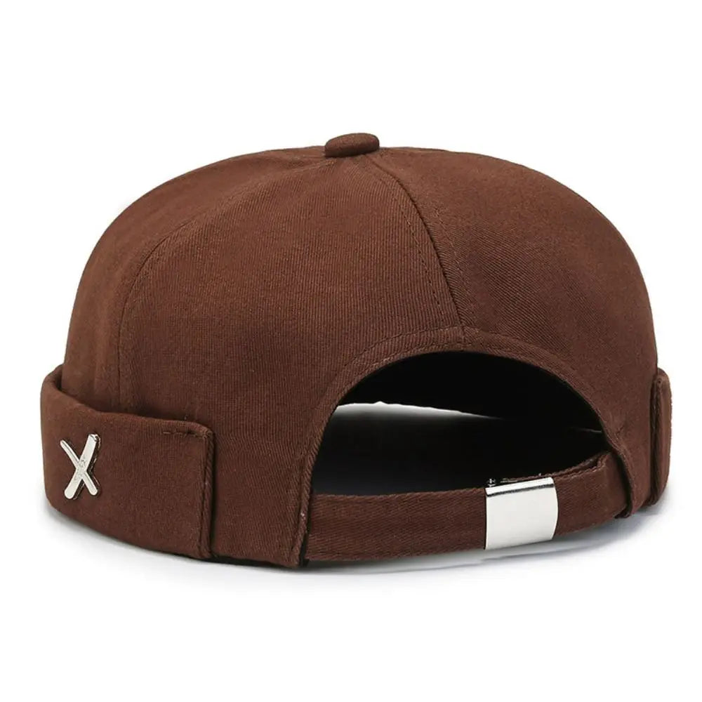 Cotton Brimless Docker Cap – Adjustable Unisex Beanie Hat Brimless Docker Cap SWANS