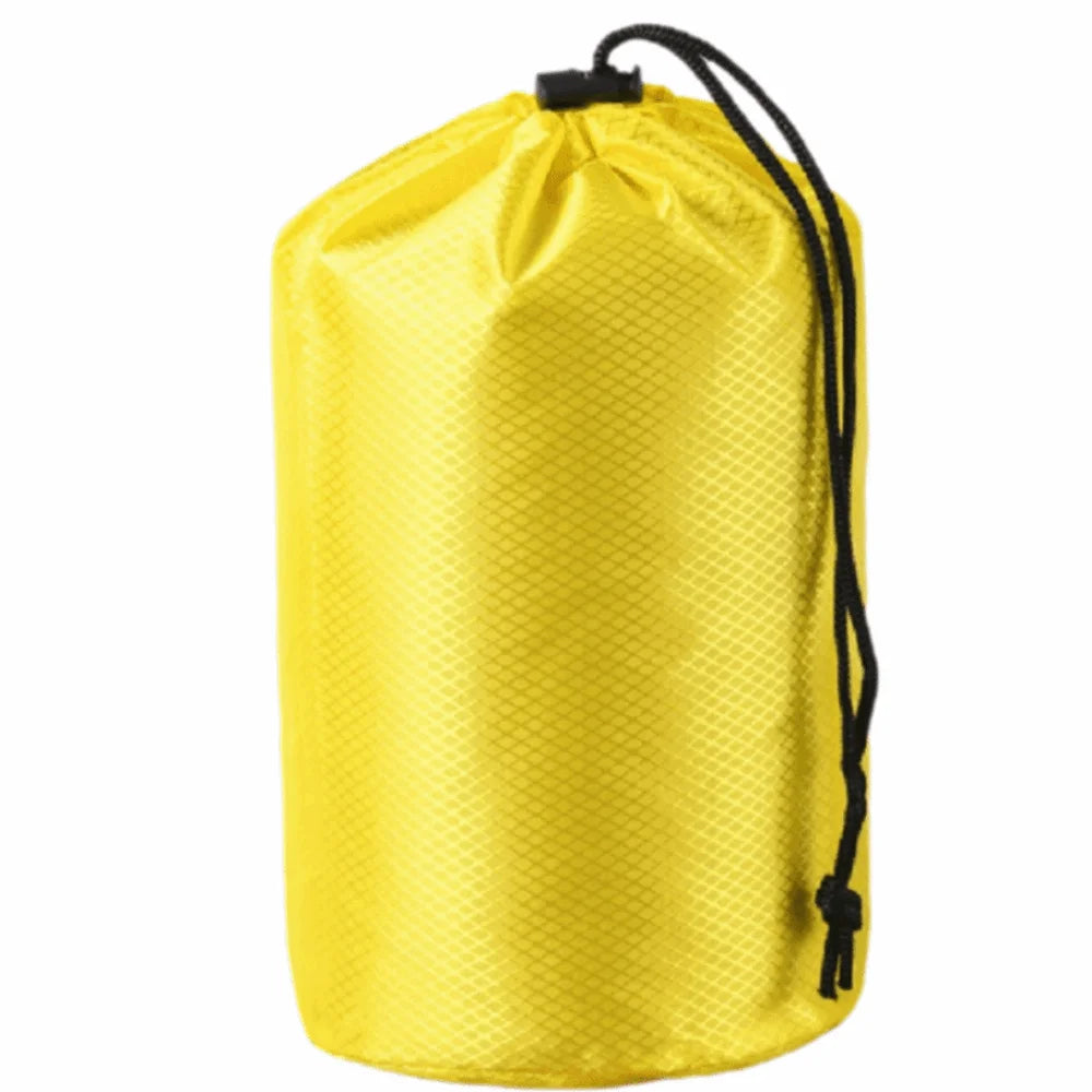 3-Pack Ultralight Waterproof Drawstring Stuff Sacks for Travel Travel Stuff Sack SWANS Yellow
