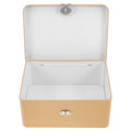 Retro Tin Storage Box with 3-Digit Combination Lock | Vintage Lockable Storage Box SWANS Default Title