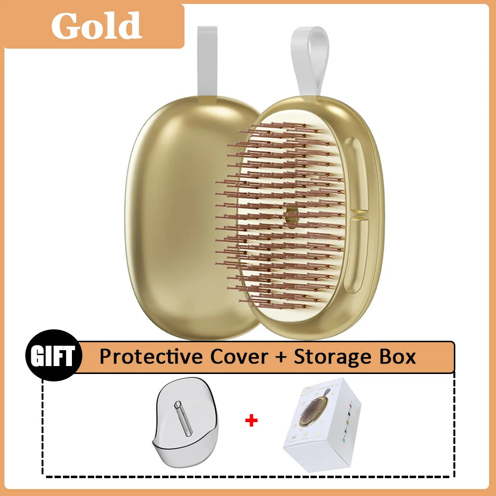 YIBER Hair Roots Massage Brush – Scalp & Detangling Comb Scalp Massage Brush SWANS Gold Hotsale