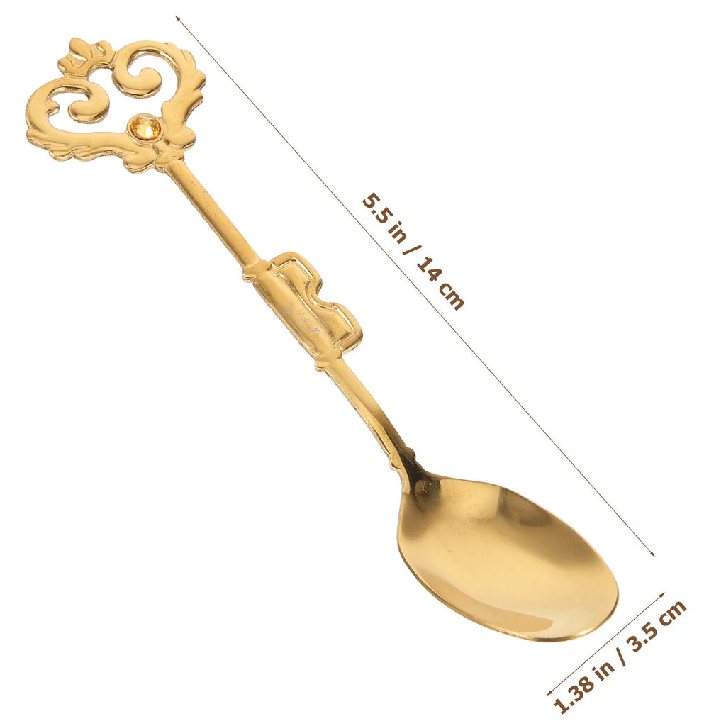 Stainless Steel Dessert Spoon – Ice Cream, Coffee & Soup Dessert Spoon SWANS