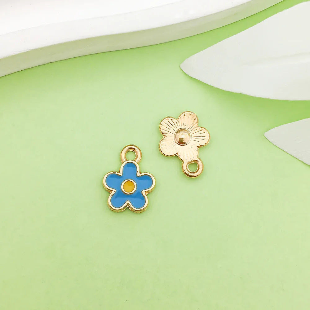 Cherry Blossom Alloy Charm Pendant for DIY Jewelry Making Jewelry Charm Pendant SWANS K
