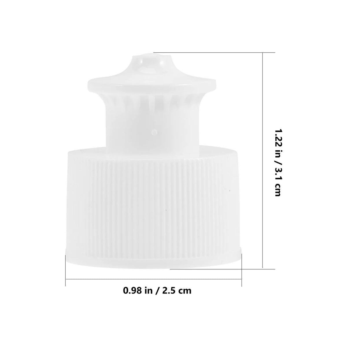 40-Pack Push Pull Water Bottle Replacement Caps – Leak-Proof PE Bottle Replacement Caps SWANS