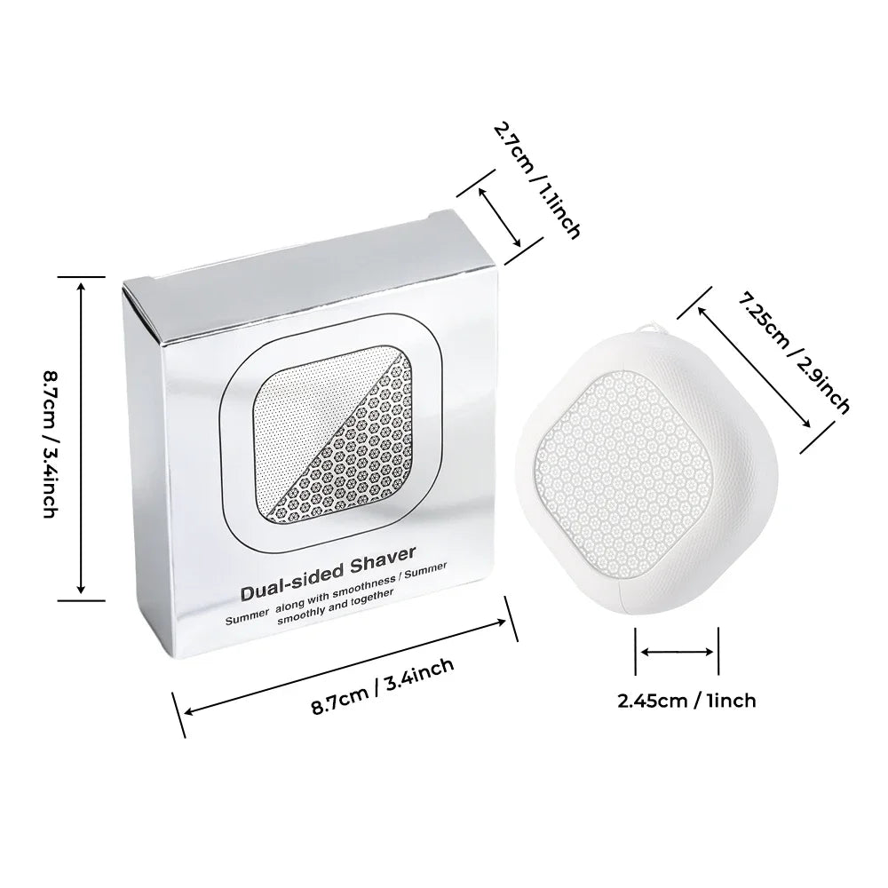 SWANS Double-Sided Nano Glass Hair Remover & Exfoliator Nano Hair Remover SWANS