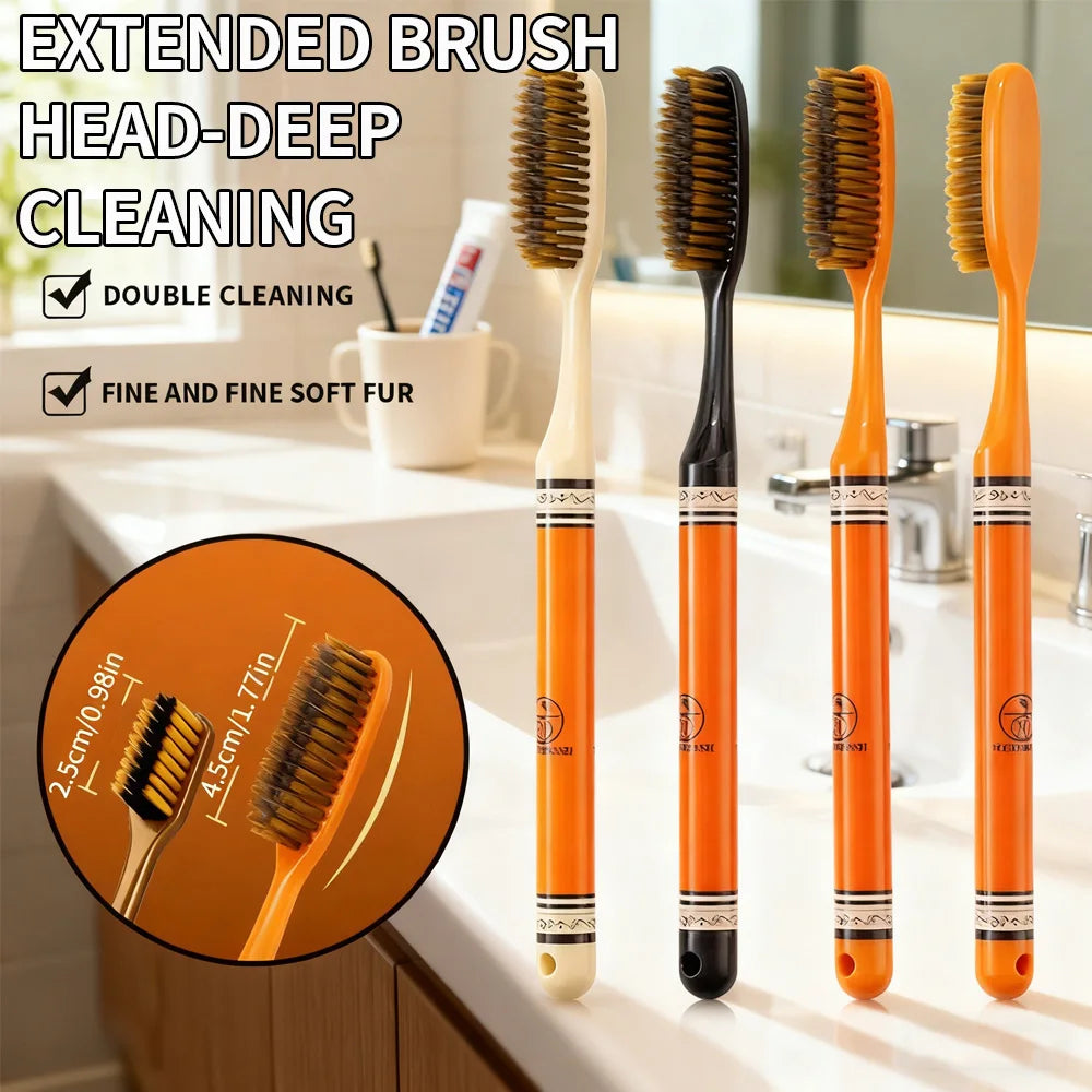 SWANS Soft Bristle Toothbrush + 4 Travel Cases Value Pack Toothbrush Travel Set SWANS