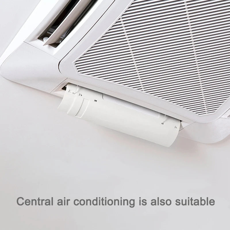 Retractable AC Wind Deflector – Adjustable Air Guide Baffle AC Wind Deflector SWANS