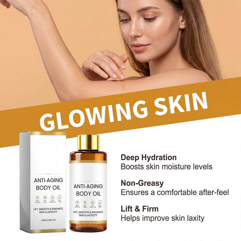 OceAura Firming Body Massage Oil – Hydrating & Brightening Body Massage Oil SWANS