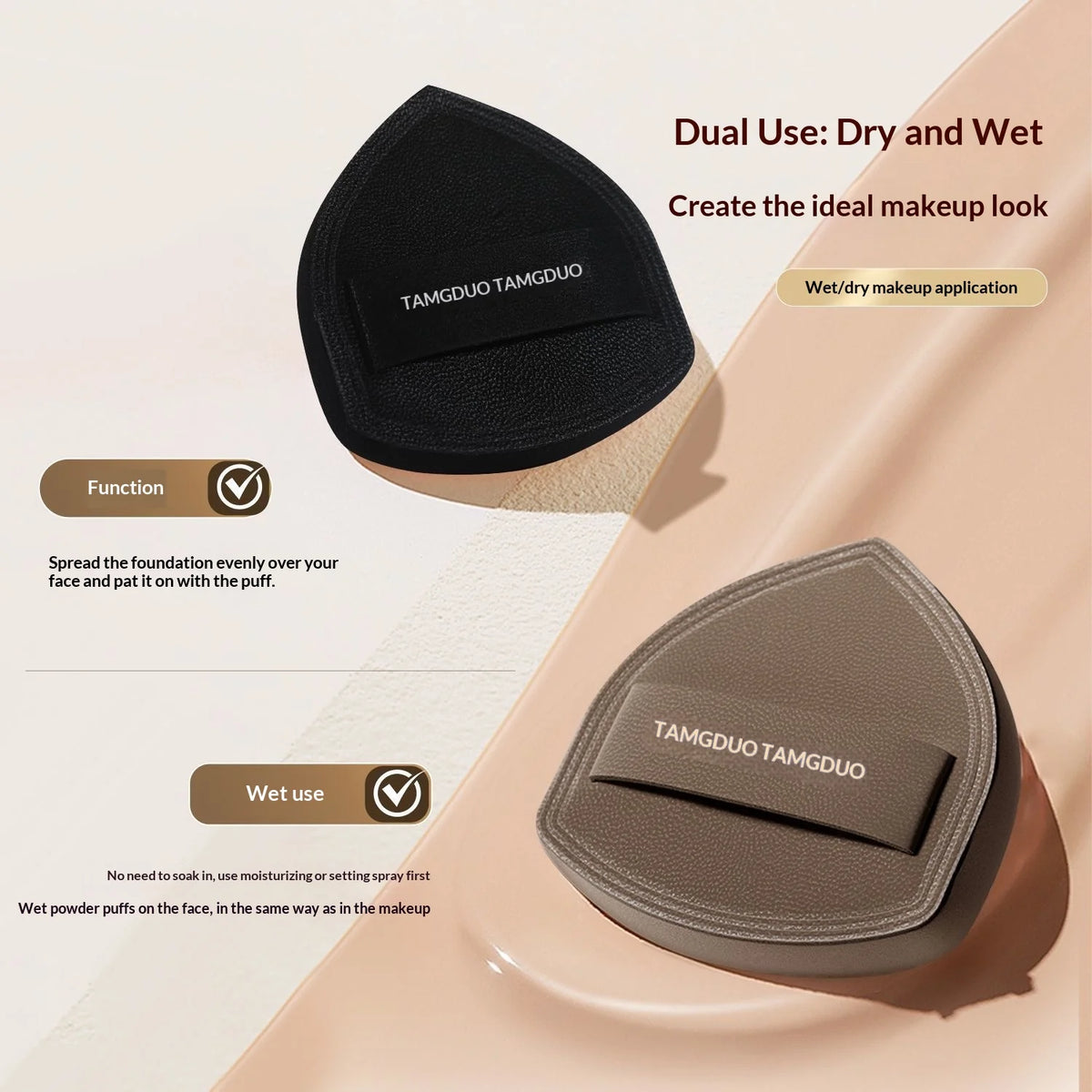 TAMGDUO Marshmallow Air Cushion Makeup Blender Sponge Makeup Blender Sponge SWANS