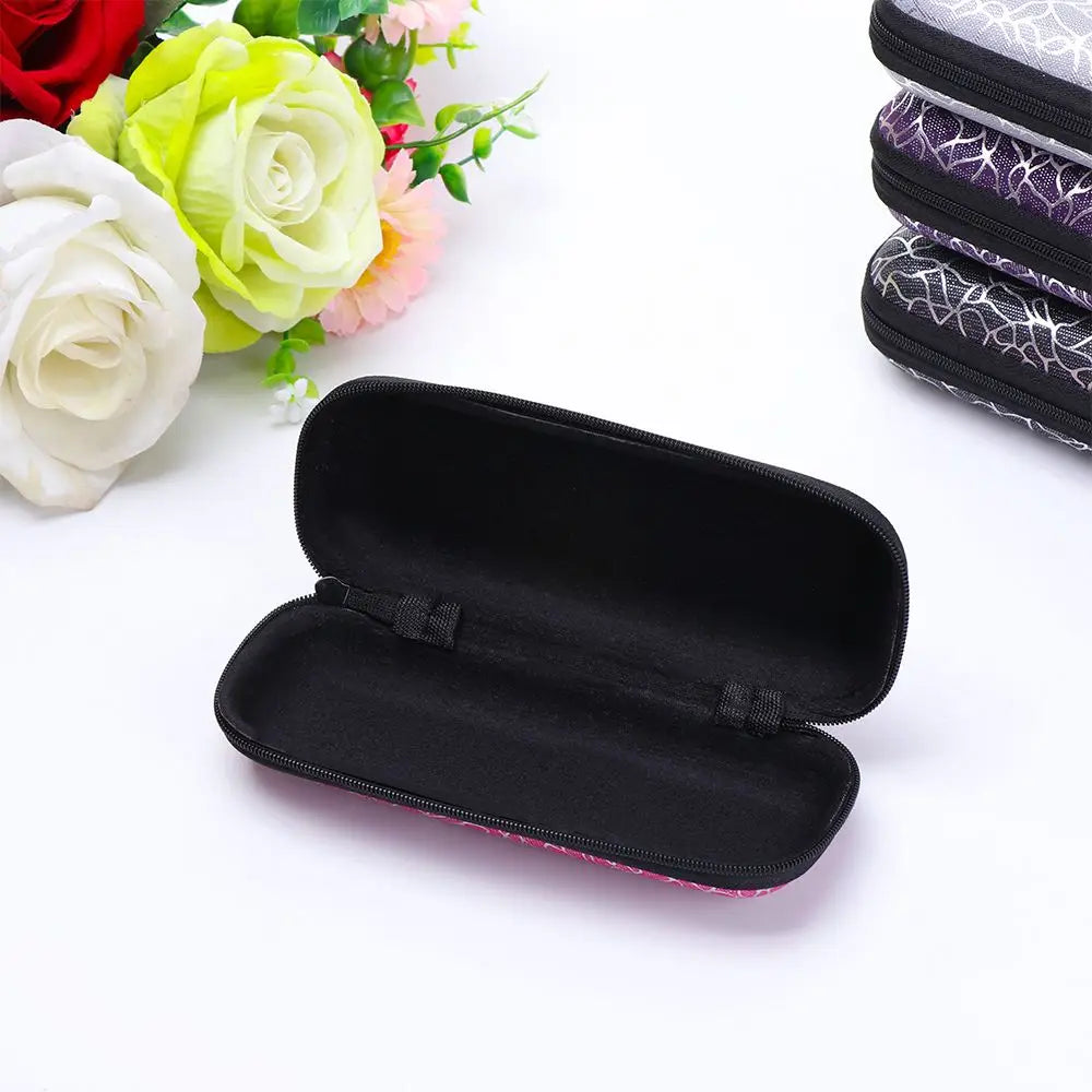 Zipper Stripe EVA Glasses Case – Unisex Eyewear Protector Eyewear Case SWANS