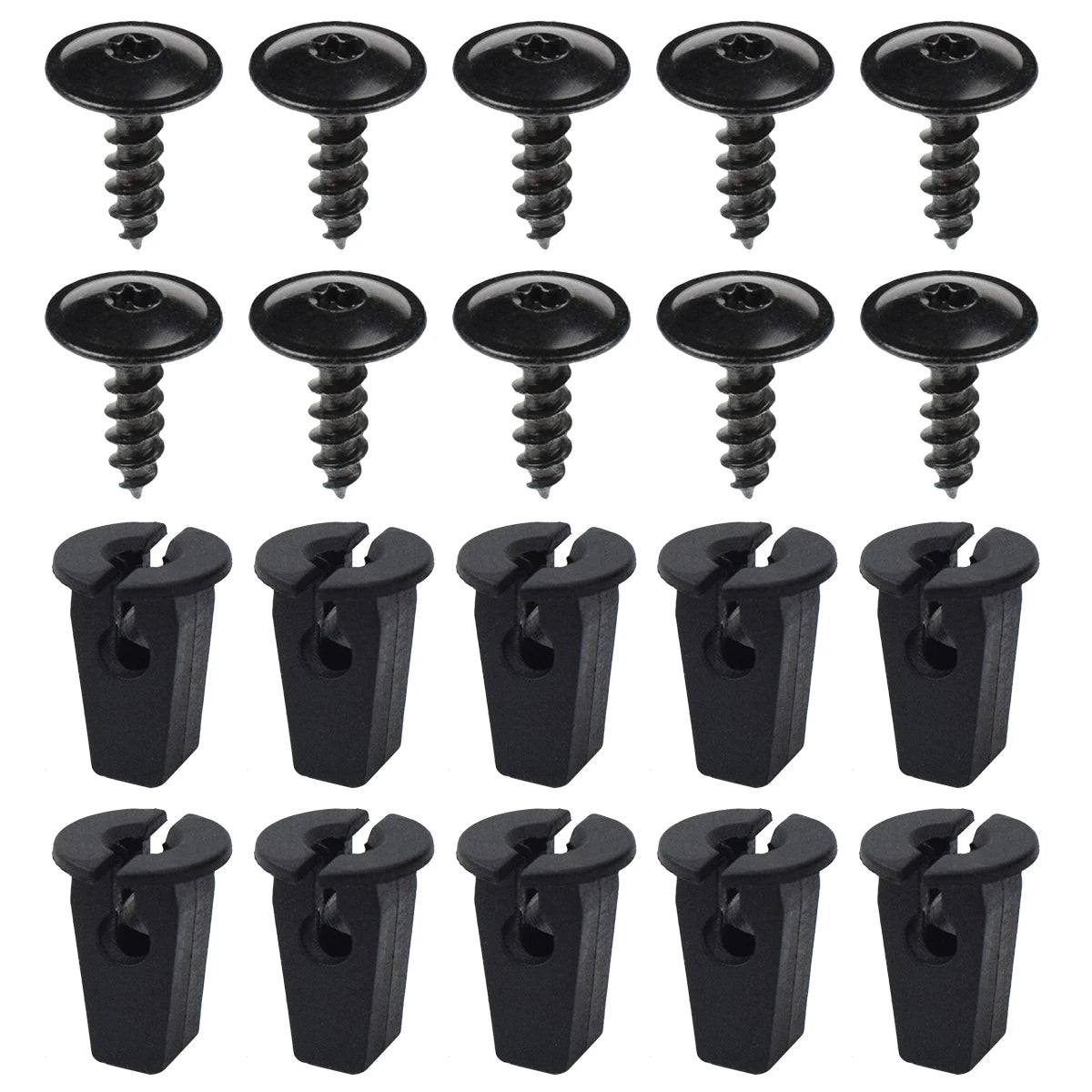 KKJOY Engine Undertray Clips & Screws N90974701 for VW Audi Undertray Fastener Kit SWANS Set A - 20Pcs