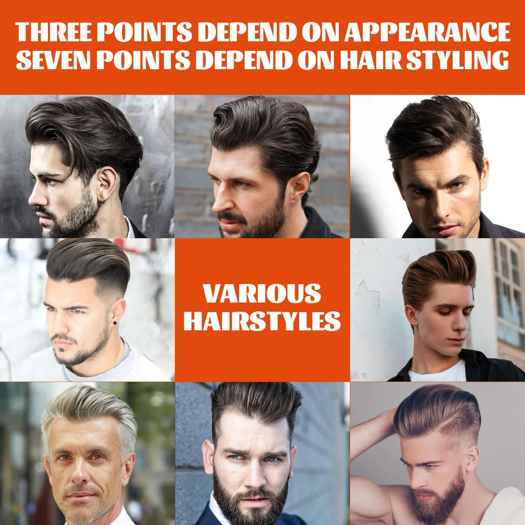 East Moon 2-in-1 Men's Hair Wax Comb – Strong Hold & Edge Control Men's Hair Wax SWANS