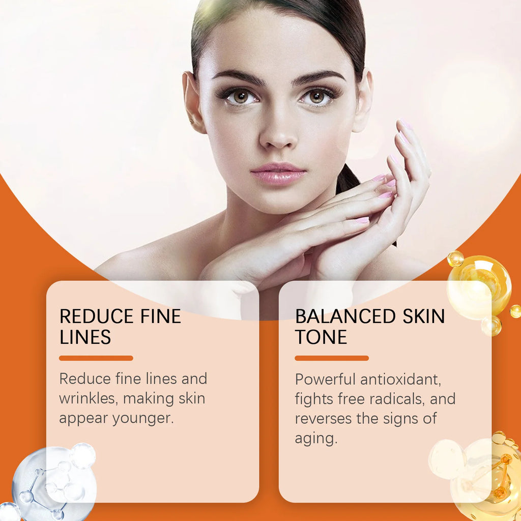 Vitamin C Brightening Serum – Anti-Aging & Dark Spot Essence Vitamin C Face Serum SWANS