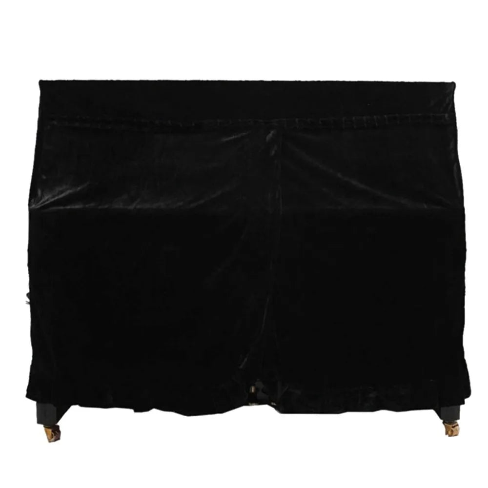 Upright Piano Dust Cover – Waterproof Polyester 153×35×110cm Piano Dust Cover SWANS Black