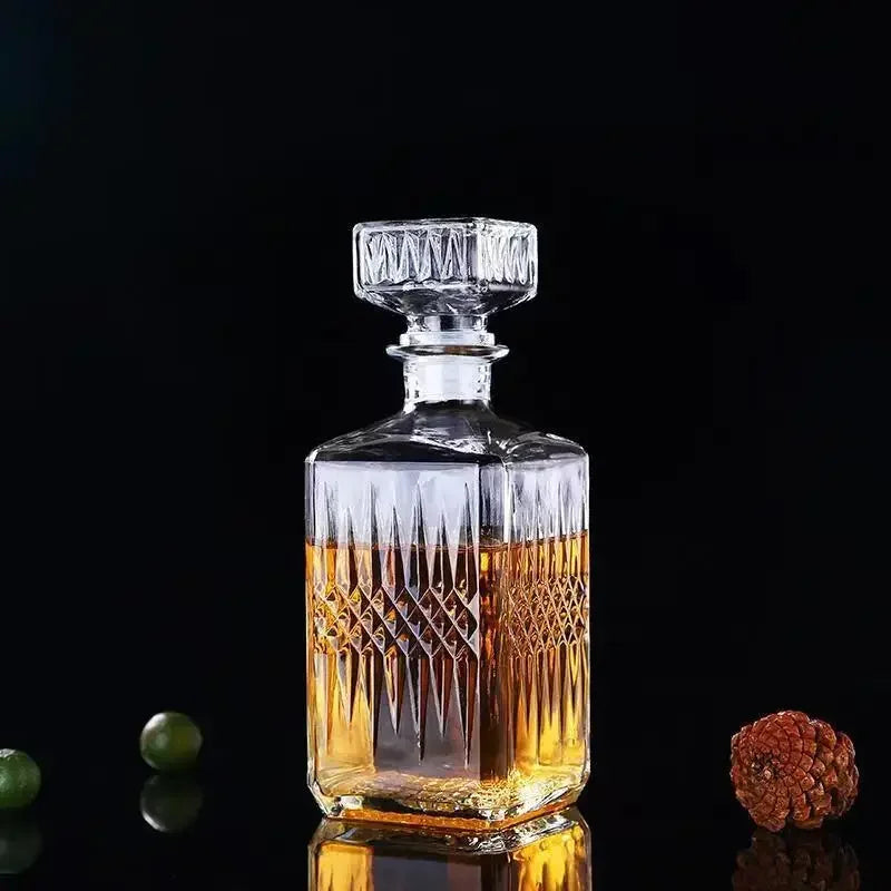1000ml Lead-Free Glass Wine Decanter & Whiskey Carafe Glass Wine Decanter SWANS