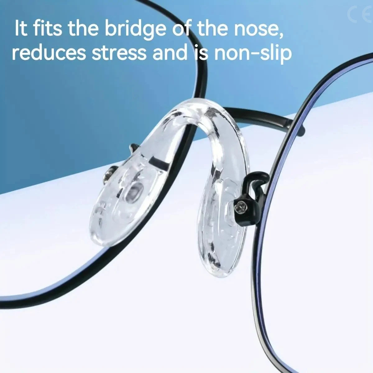 SWANS Silicone Eyeglass Nose Pads – Anti-Slip Comfort, 1/2/4pc Eyeglass Nose Pads SWANS
