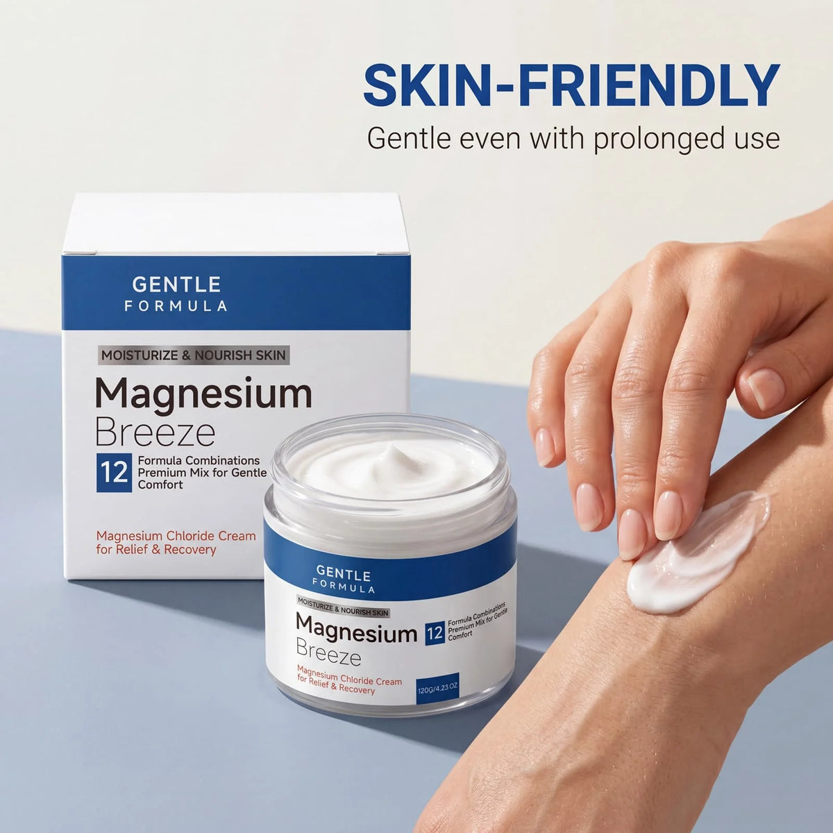Magnesium Chloride Cooling Body Cream – Moisturizing Daily Care Body Moisturizing Cream SWANS