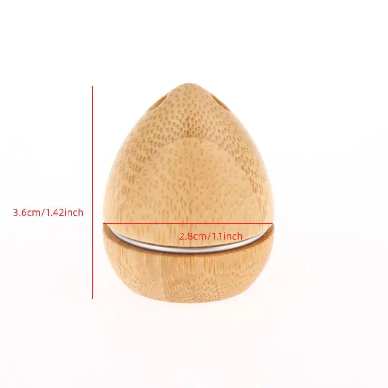Mini Bamboo Aluminum Refillable Cosmetic Jar Container Cosmetic Container Jar SWANS 1Pcs