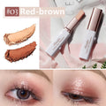 Double Color Eyeshadow Stick – Glitter, Shimmer & Matte Eyeshadow Stick SWANS 03 Red-brown-1pc