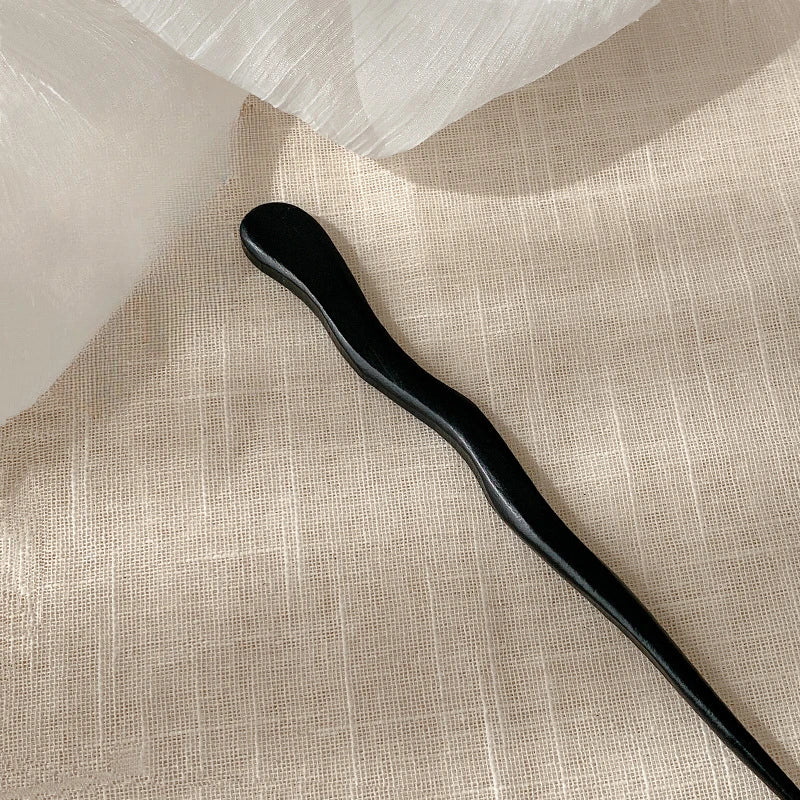 Wooden Hairpin Chinese Style Ruyi Tassel Hair Stick Hair Stick Accessory SWANS Style 9