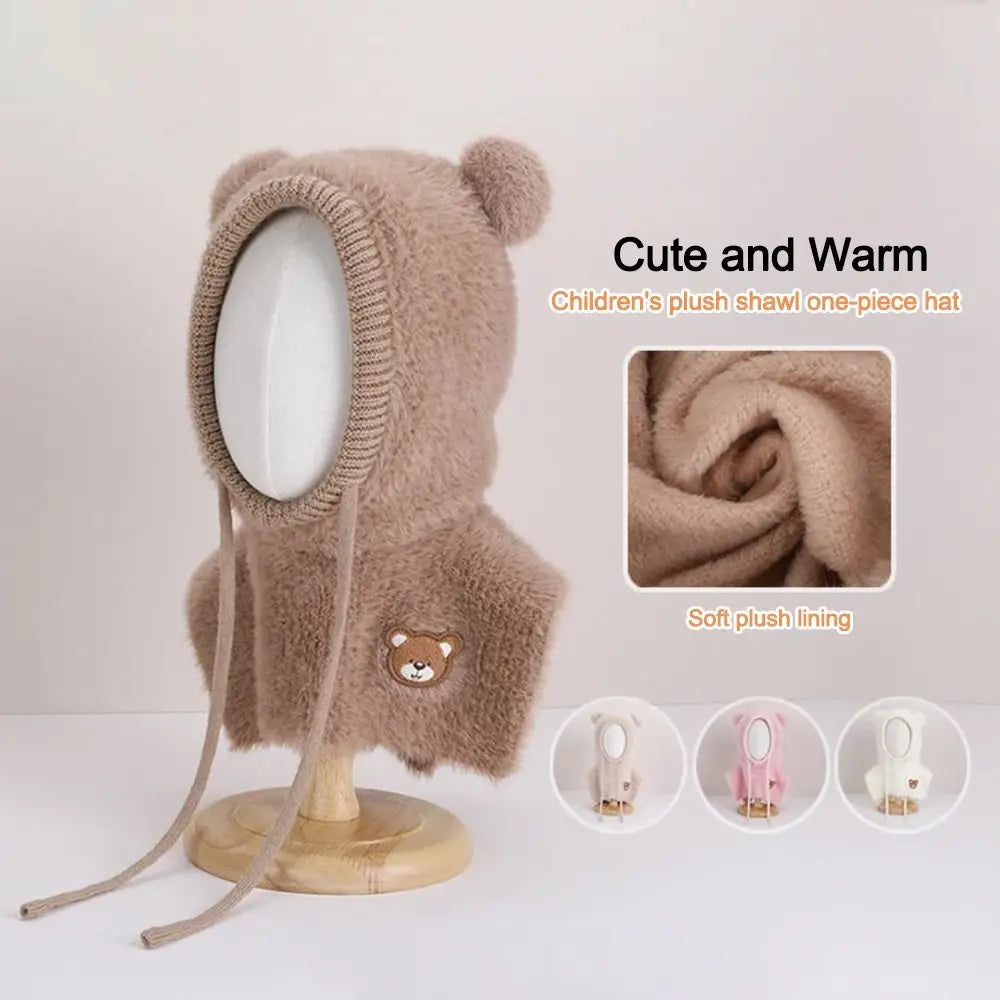 Kids Knitted Balaclava Hat Windproof Ear Protection Ages 4-6 Kids Balaclava Hat SWANS