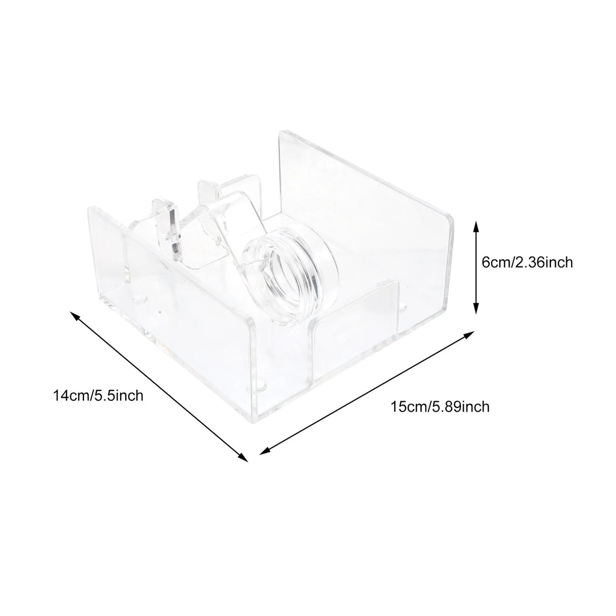 Clear Acrylic Napkin Holder – Large Capacity Gravity Dispenser Napkin Dispenser SWANS
