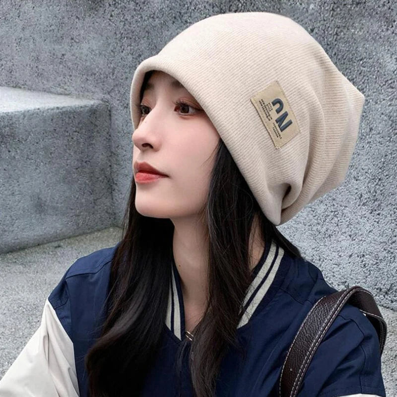 Women's Slouchy Knit Beanie – Baggy Warm Winter Hat Knit Beanie Hat SWANS