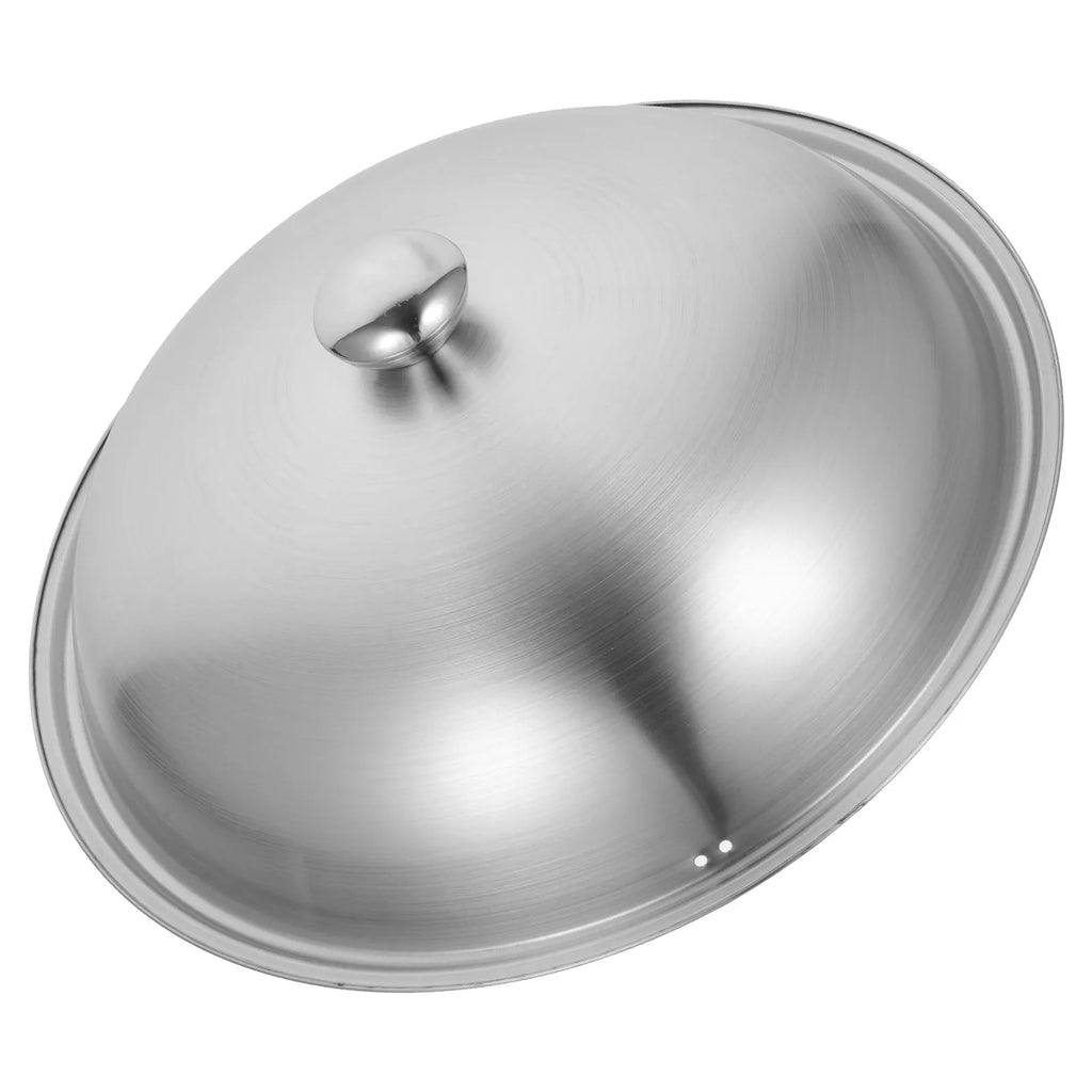 Universal Stainless Steel Pot Lid 35cm – Pan & Wok Cover Cookware Lid SWANS Default Title