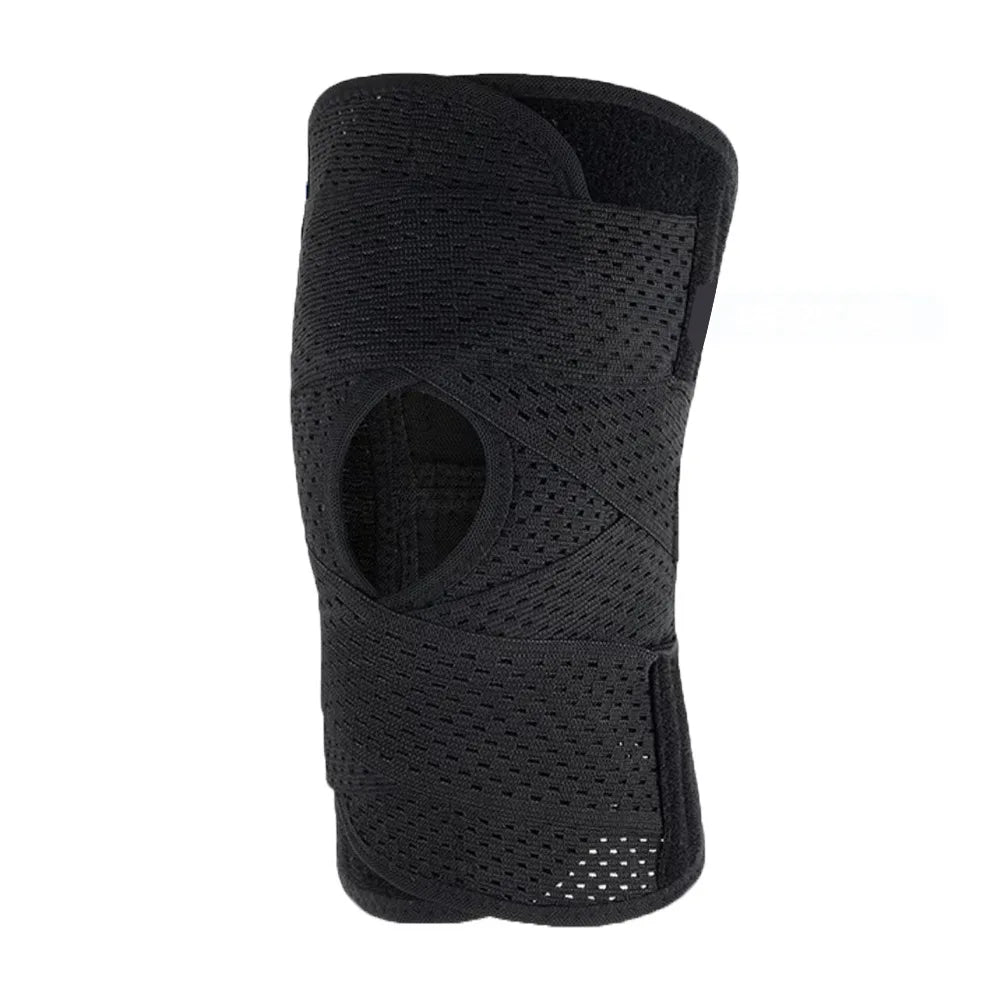 2-Pack Elastic Knee Support Sleeves with Spring Stays | Unisex Knee Support Sleeve SWANS