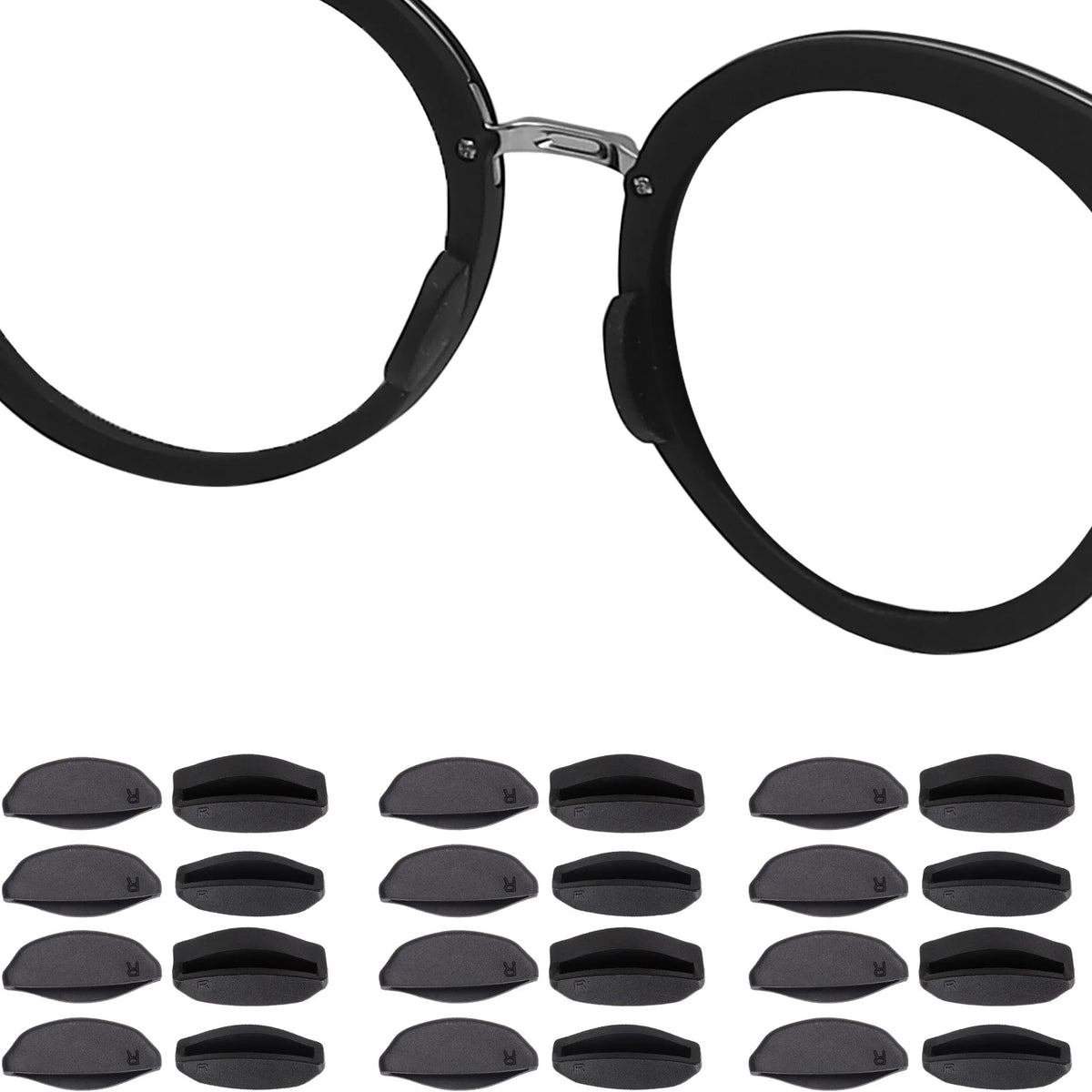 Silicone Nose Pads for Oakley Spindrift & Side Swept Frames Eyewear Nose Pads SWANS 6 Pairs