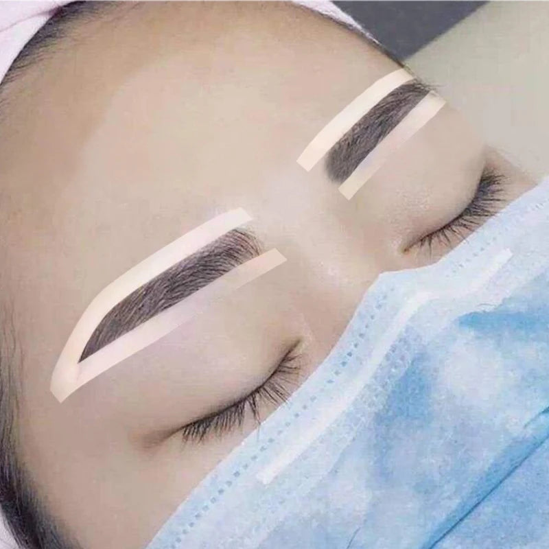 50-Pack Disposable Eyebrow Stencils – Airbrush Shaping Stickers Eyebrow Stencil Stickers SWANS