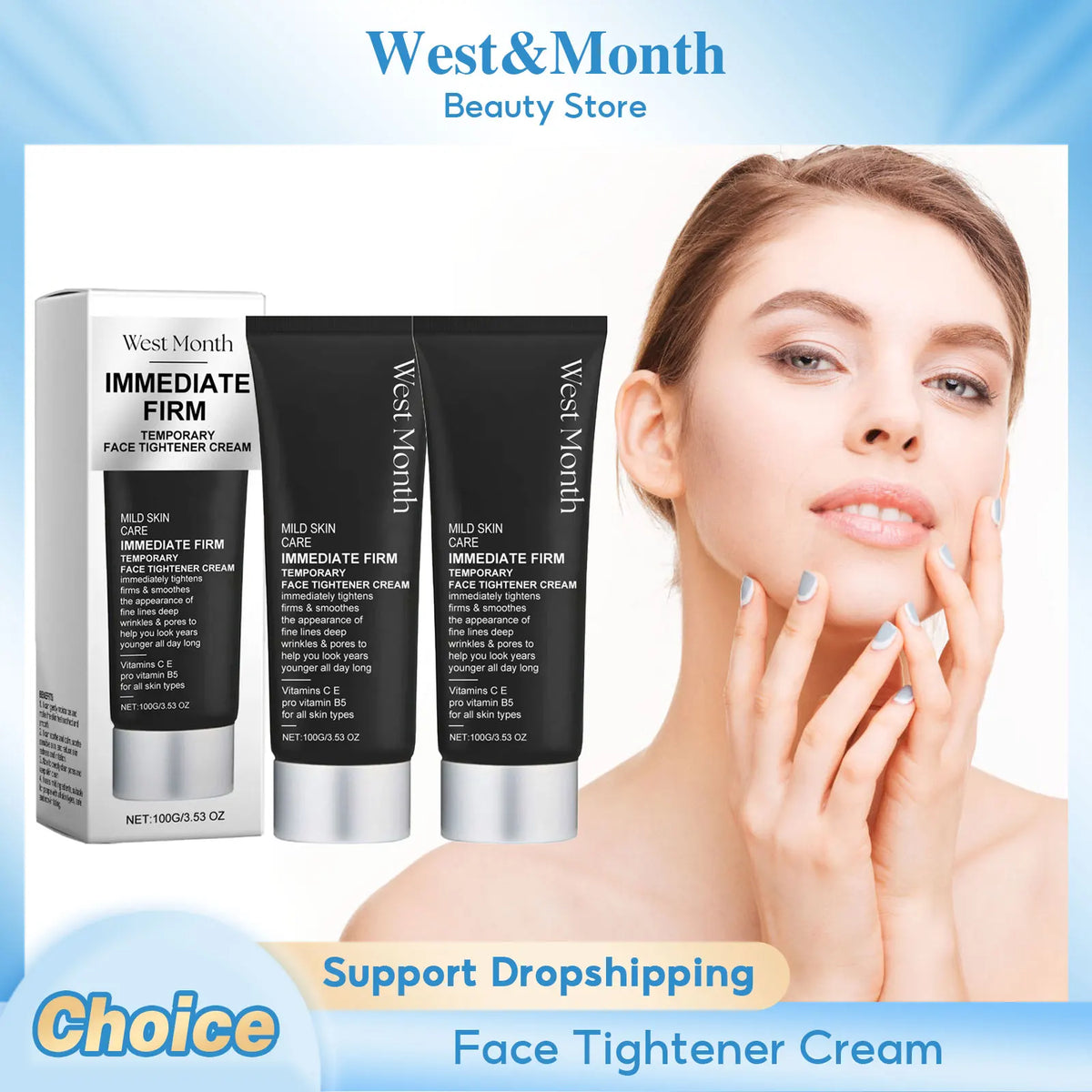 WEST MONTH Face Firming Lifting Cream – Moisturizing 100g/200g Face Firming Cream SWANS