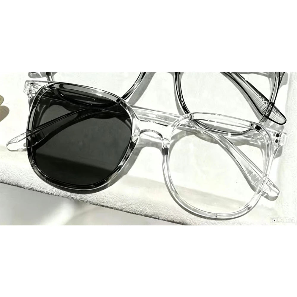 Women's Photochromic Blue Light Blocking Eyeglass Frames Eyeglass Frames SWANS Clear