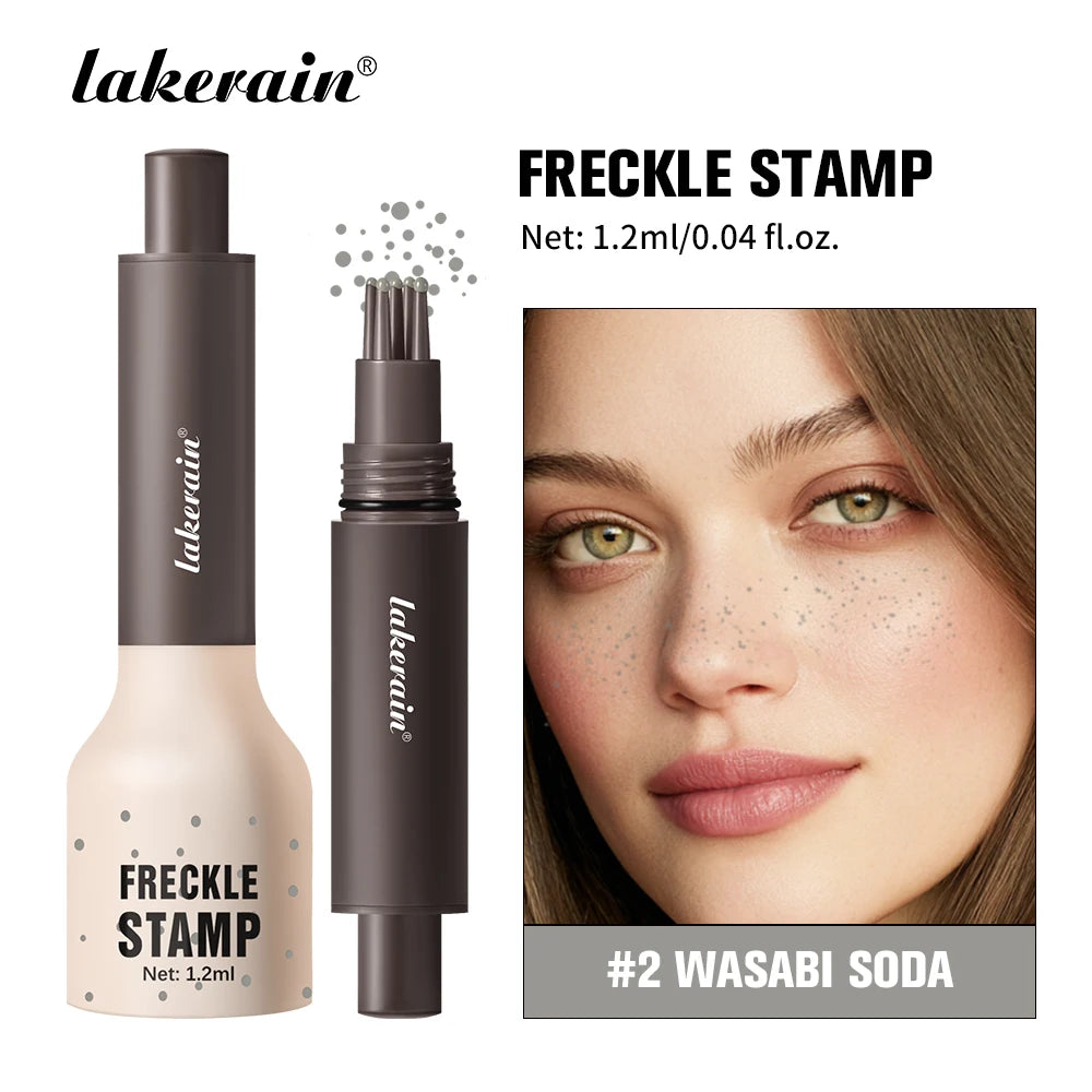 Waterproof Freckle Stamp Pen – Natural Faux Dot Makeup Freckle Stamp Pen SWANS 2Wasabi Soda