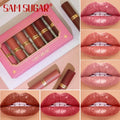 Diamond Glitter Lipstick – Waterproof Moisturizing Metallic Lip Gloss Glitter Lipstick SWANS Set of 6pcs
