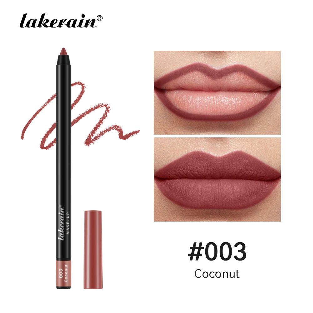 Waterproof Matte Lip Liner Pencil 12 Colors – Lakerain Lip Liner Pencil SWANS 3 coconut China Mainland