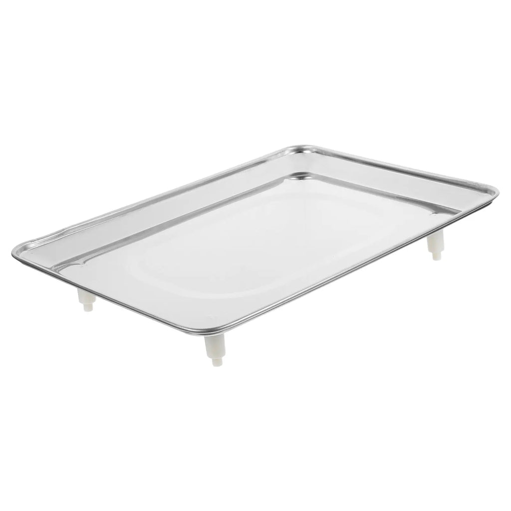 Stainless Steel Scale Tray 13x9.45" Non-Slip Weighing Pan Scale Weighing Tray SWANS