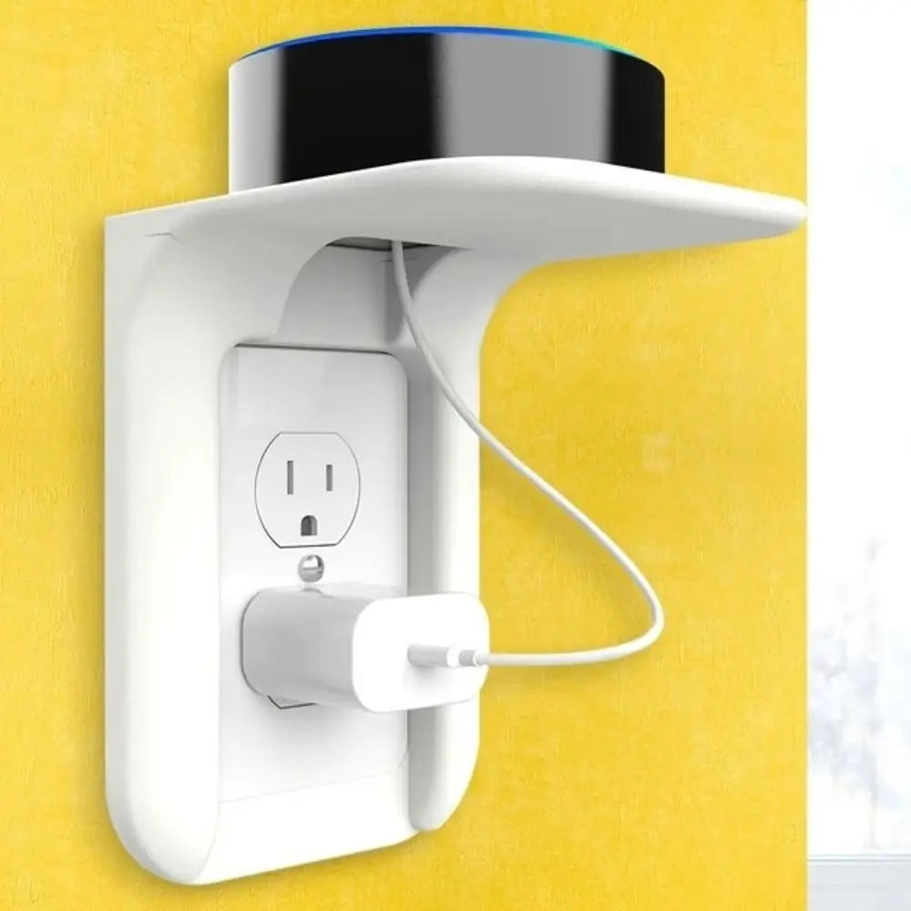 Wall Outlet Shelf – Phone Charging & Storage Rack Wall Outlet Shelf SWANS