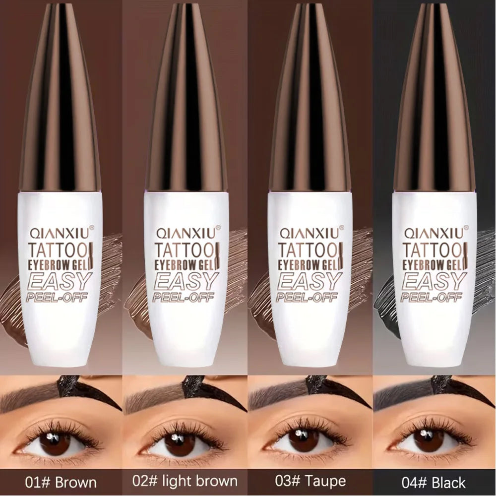 Waterproof Semi-Permanent Eyebrow Tattoo Gel – 3-Day Wear Eyebrow Tattoo Gel SWANS