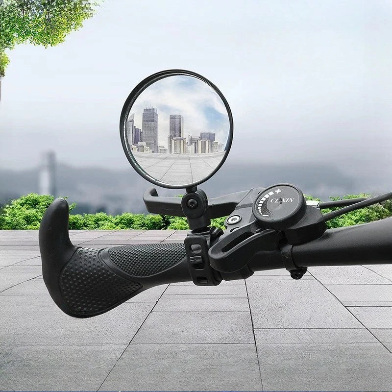 360° Adjustable Bike Rearview Mirror – Wide Angle Convex Bike Rearview Mirror SWANS