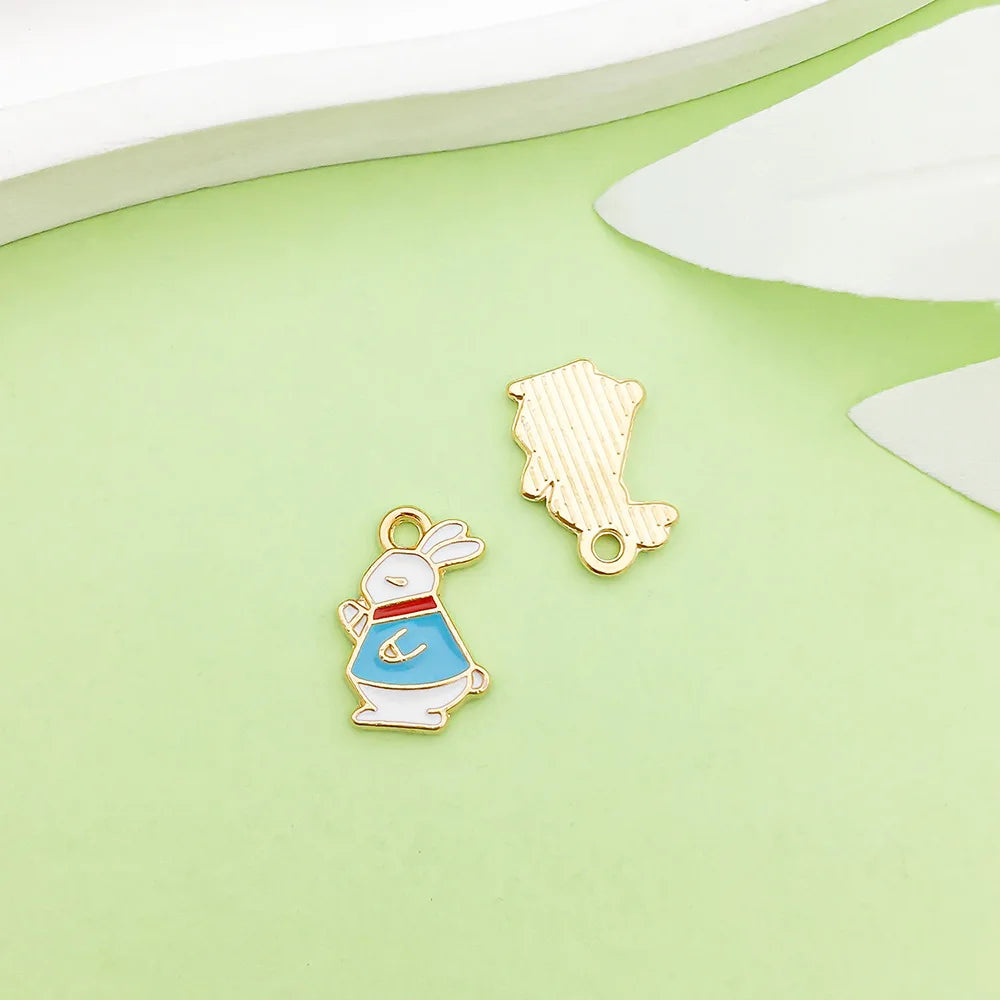 Cherry Blossom Alloy Charm Pendant for DIY Jewelry Making
