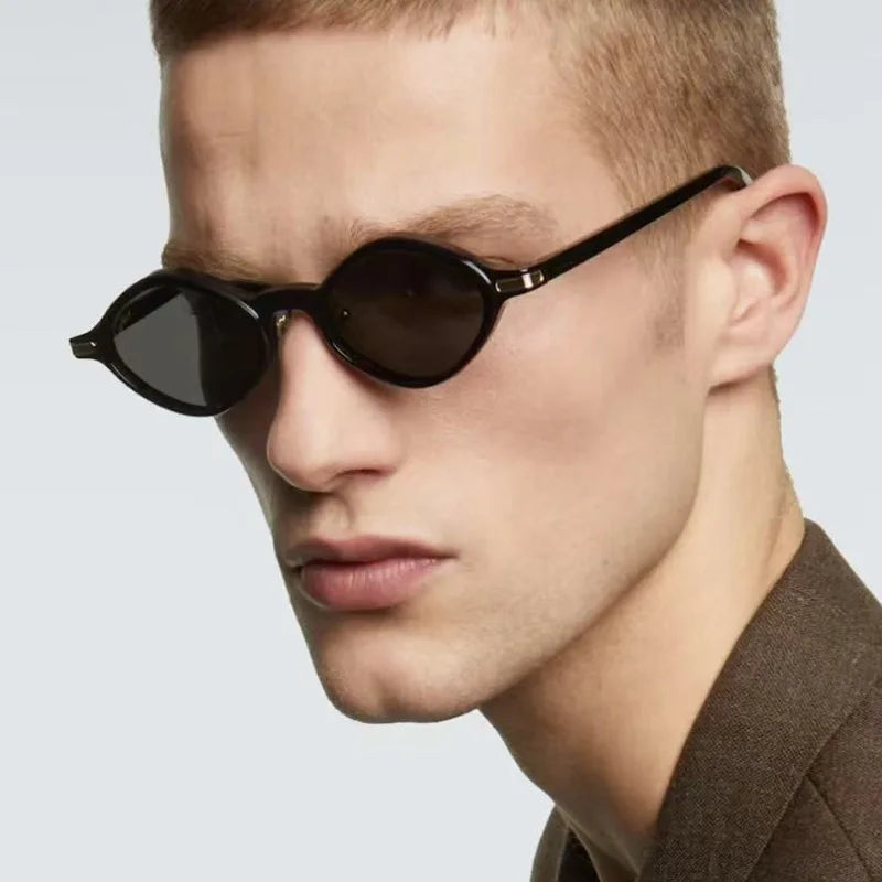 Y2K Vintage Rhombus Sunglasses UV400 Punk Small Frame Fashion Sunglasses SWANS