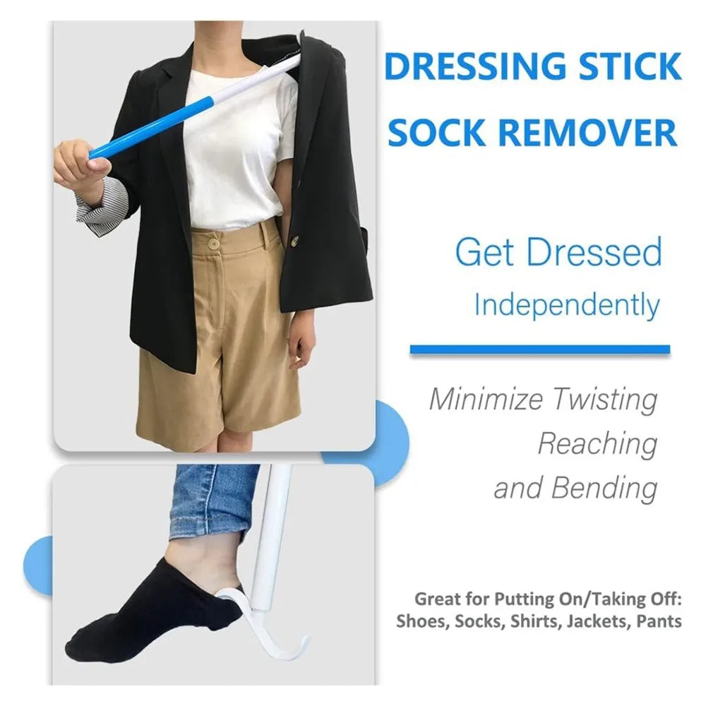 SWANS Adjustable Long Handle Shoe Horn & Dressing Aid Set Dressing Aid Set SWANS